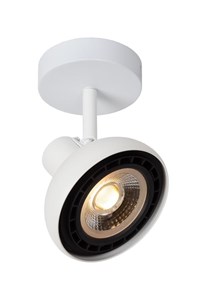 Lucide SENSAS - Ceiling spotlight - 1xGU10 (ES111) - White turned on 1