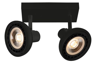 Lucide SENSAS - Ceiling spotlight - 2xGU10 (ES111) - Black