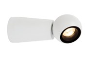 Lucide IPSOS - Wall light Bathroom - LED - 1x6W 2700K - IP54 - White turned on 1