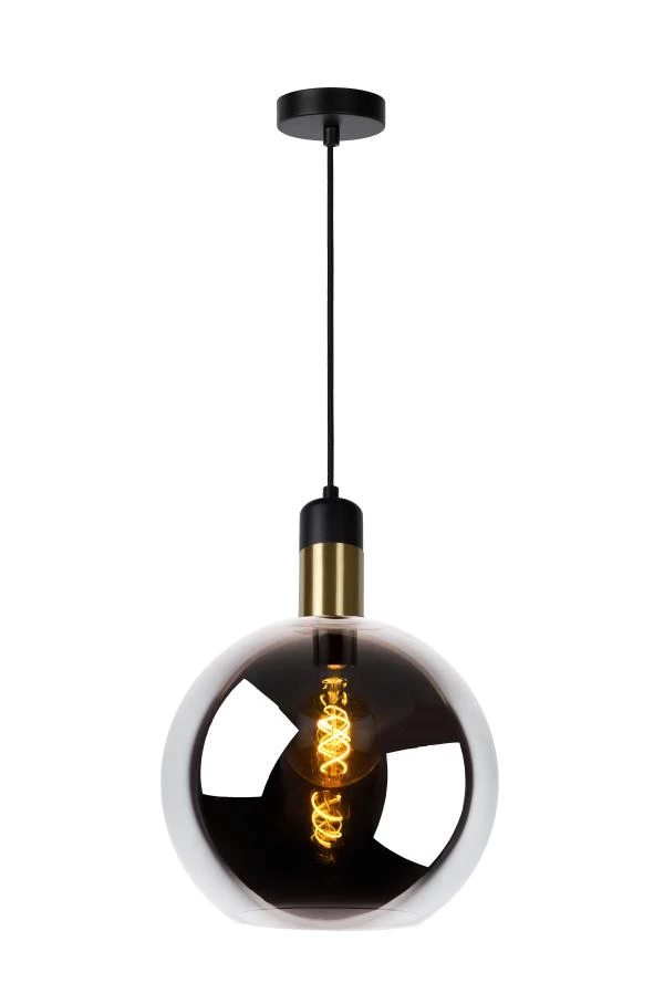 Lucide JULIUS - Hanglamp - Ø 28 cm - 1xE27 - Fumé - aangezet 5