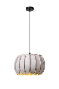 Lucide SPENCER - Hanglamp - Ø 30 cm - 1xE27 - Grijs aangezet 6