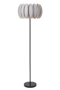 Lucide SPENCER - Vloerlamp - Ø 40 cm - 1xE27 - Grijs aangezet 6