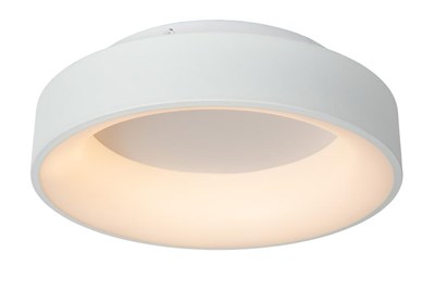 Lucide MIRAGE - Plafonnière - Ø 38 cm - LED Dimb. - 1x22W 2700K - Wit