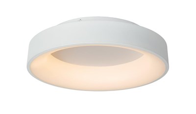 Lucide MIRAGE - Lámpara de techo - Ø 45 cm - LED Regul. - 1x33W 2700K - Blanco