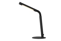 Lucide GILLY - Rechargeable Desk lamp - Battery pack - LED Dim. - 1x3W 2700K - Black turned on