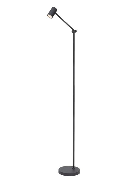 Lucide TIPIK - Rechargeable Floor lamp - Battery pack- LED 3 StepDim - 1x3W 2700K - Black