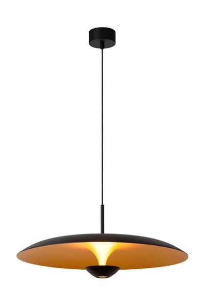 Lucide Premium KENNETH - Pendant light - Ø 60 cm - LED Dim. - 1x16W 2700K - Black