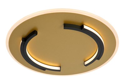 Lucide ANDREAS - Flush ceiling light - Ø 39,6 cm - LED - 1x30W 2700K - Matt Gold / Brass