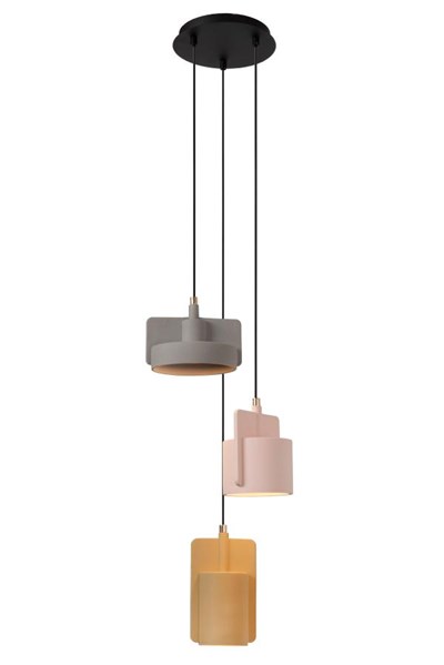 Lucide NINJA - Pendant light - 3xE27 - Multicolor