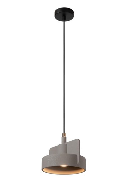 Lucide NINJA - Pendant light - Ø 20 cm - 1xE27 - Grey