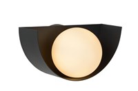 Lucide BENNI - Wall light - 1xG9 - Black turned on