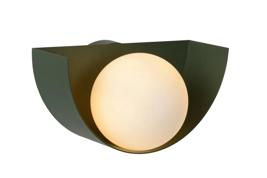 Lucide BENNI - Wall light - 1xG9 - Green - turned on 3