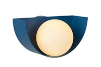 Lucide BENNI - Wall light - 1xG9 - Blue turned on 5