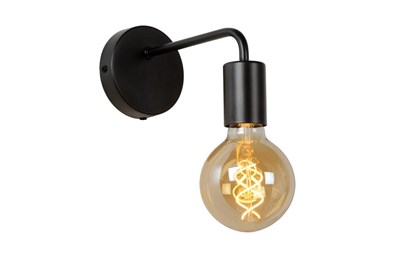 Lucide SCOTT - Wall light - 1xE27 - Black