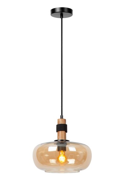 Lucide ILONA - Suspension - Ø 30 cm - 1xE27 - Ambre