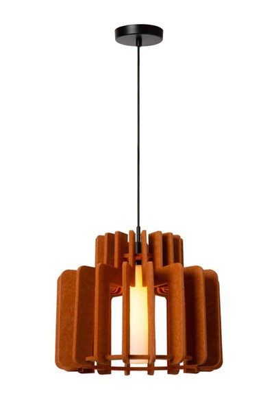 Lucide ROLLO - Pendant light - 1xE27 - Terracotta