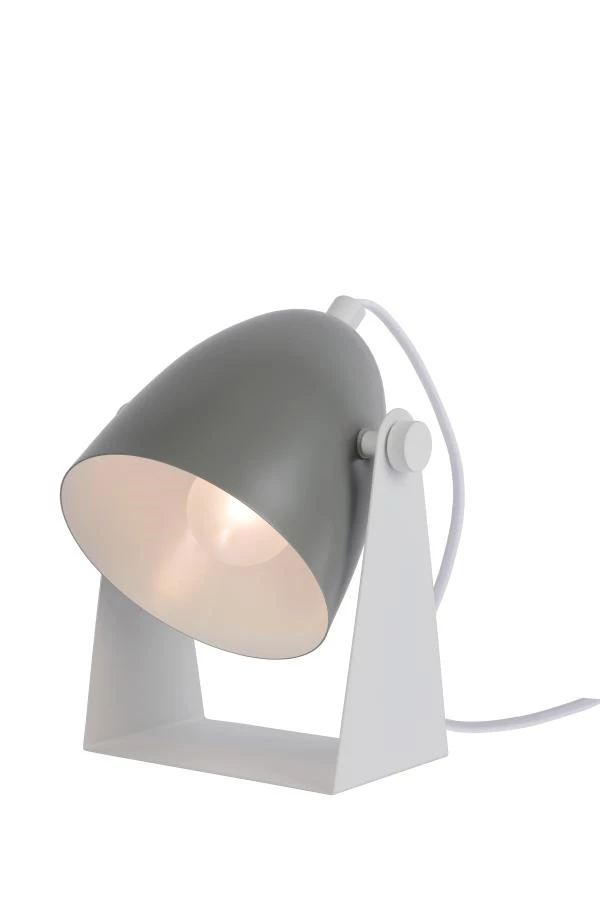 Lucide CHAGO - Table lamp - 1xE14 - Grey - turned on 6