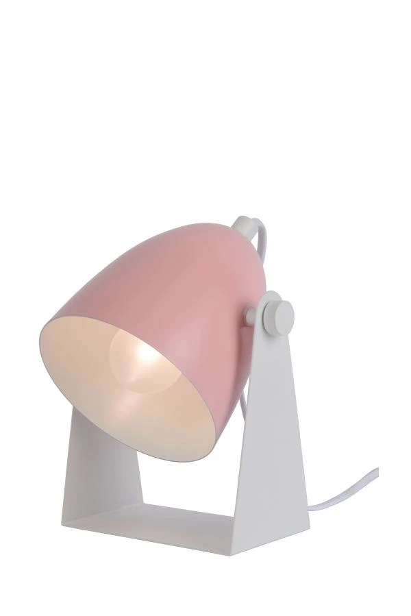 Lucide CHAGO - Table lamp - 1xE14 - Pink - turned on 6