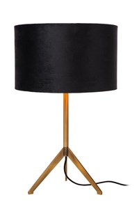 Lucide TONDO - Table lamp - Ø 30 cm - 1xE27 - Matt Gold / Brass turned on 2