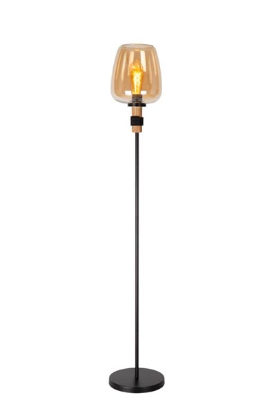 Lucide ILONA - Lampadaire - Ø 34 cm - 1xE27 - Ambre