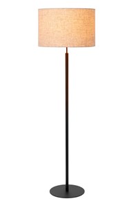 Lucide MAYA - Floor lamp - Ø 45 cm - 1xE27 - Cream turned on 8