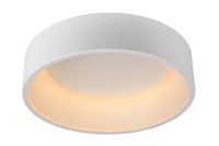 Lucide TALOWE LED - Plafonnier - Ø 45,5 cm - LED Dim. - 1x30W 3000K - Blanc allumé 1