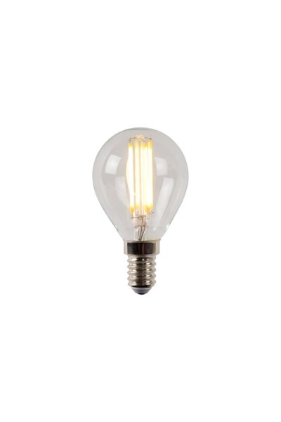 Lucide P45 - Filament lamp - Ø 4,5 cm - LED Dimb. - E14 - 1x4W 2700K - Transparant