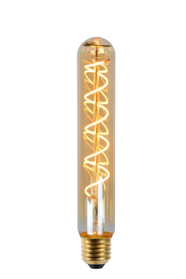 Lucide T32 - Filament lamp - Ø 3,2 cm - LED Dimb. - E27 - 1x4,9W 2200K - Amber - aangezet 2