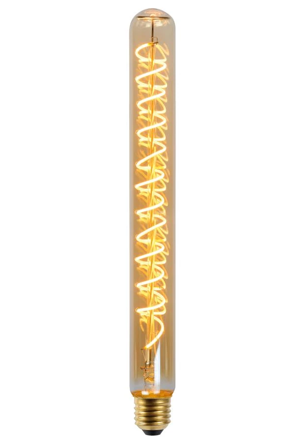 Lucide T32 - Ampoule filament - Ø 3,2 cm - LED Dim. - E27 - 1x4,9W 2200K - Ambre - allumé 2