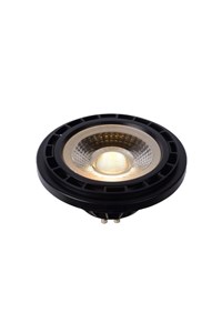 Lucide ES111 - Lámpara led - Ø 11 cm - LED Dim to warm - GU10 - 1x12W 2200K/3000K - Negro encendido