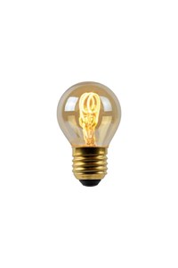 Lucide G45 - Filament lamp - Ø 4,5 cm - LED Dimb. - E27 - 1x3W 2200K - Amber aangezet 2