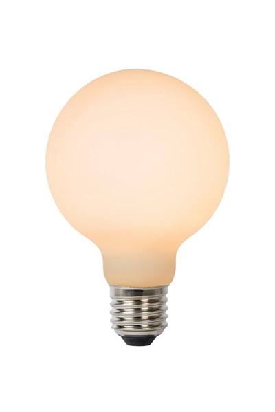 Lucide G80 - Filament lamp - Ø 8 cm - LED 3 StepDim - E27 - 1x8W 2700K - Opaal