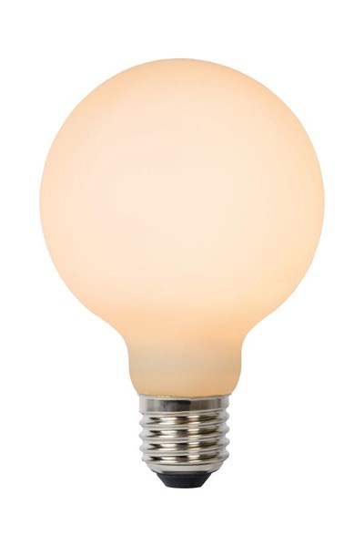 Lucide G125 - Glühfadenlampe - Ø 12,5 cm - LED 3 StepDim - E27 - 1x8W 2700K - Opal