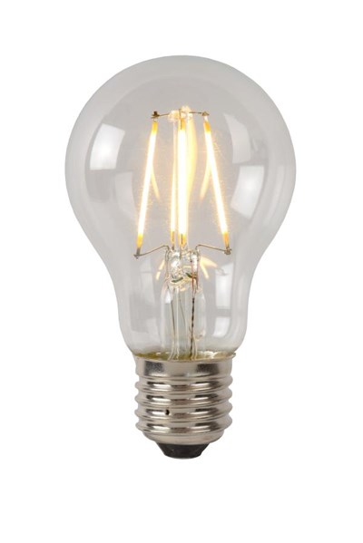 Lucide A60 Class A - Glühfadenlampe - Ø 6 cm - LED - E27 - 1x7W 2700K - Transparent