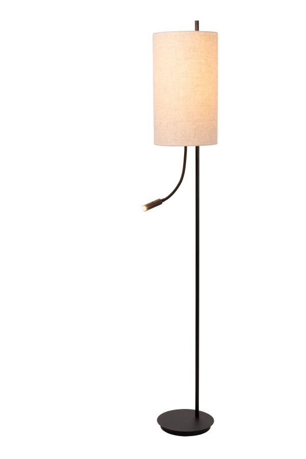 Lucide MAGIC - Floor lamp - Ø 24 cm - 1xE27 - Black - turned on