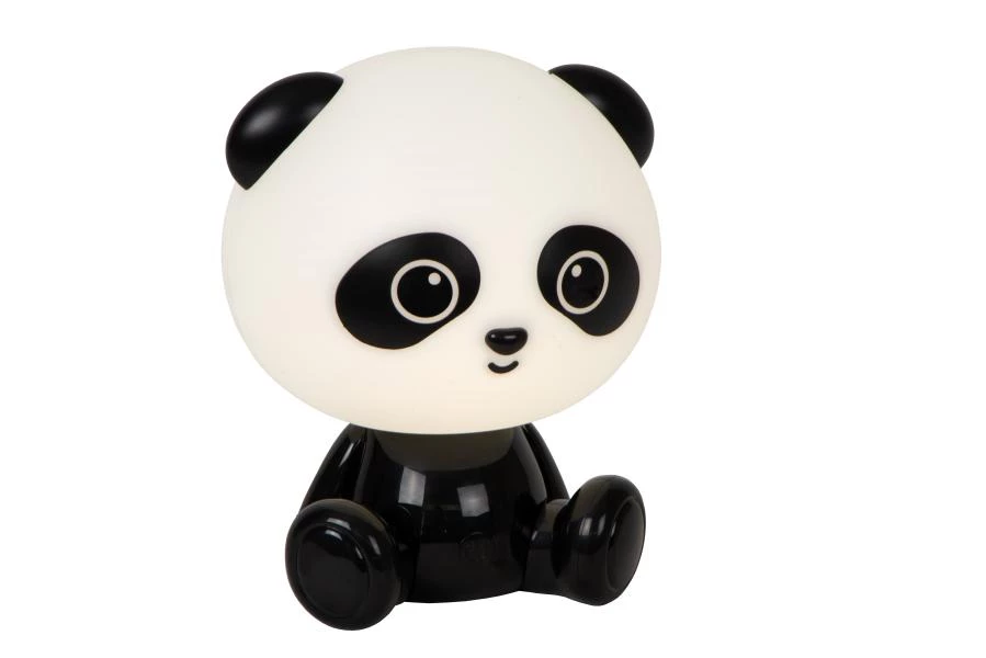 Lucide DODO PANDA - Table lamp Children- LED 3 StepDim - 1x3W 4000K - Black - turned on