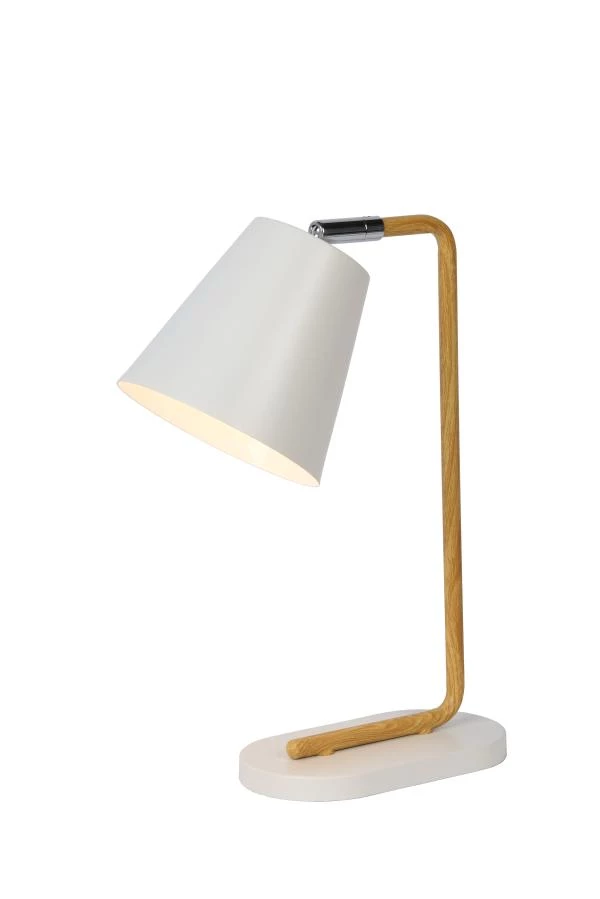 Lucide CONA - Table lamp - 1xE14 - White - turned on 1