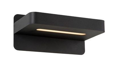 Lucide ATKIN - Bedside lamp / Wall light - LED - 1x6W 3000K - With USB charging point - Black