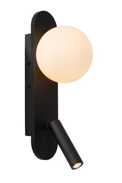 Lucide KELLY - Bedside lamp / Wall light - LED - 1x3,5W 3000K - Black