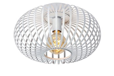 Lucide MANUELA - Flush ceiling light - Ø 39,5 cm - 1xE27 - White