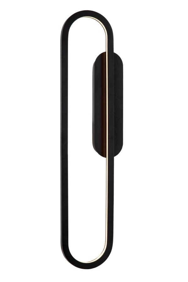 Lucide THELMA - Wall light - LED Dim. - 1x24W 2700K - Black - turned on