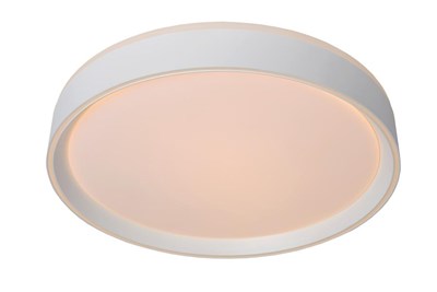 Lucide NURIA - Plafonnier - Ø 30 cm - LED 3 StepDim - 1x18W 2700K - Blanc