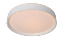 Lucide NURIA - Plafonnier - Ø 40 cm - LED 3 StepDim - 1x24W 2700K - Blanc allumé 1