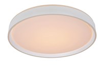 Lucide NURIA - Plafonnier - Ø 50 cm - LED 3 StepDim - 1x36W 2700K - Blanc allumé 1