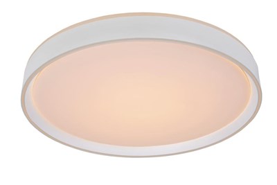 Lucide NURIA - Plafonnière - Ø 50 cm - LED 3 StepDim - 1x36W 2700K - Wit