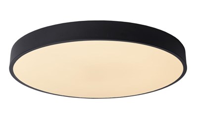 Lucide UNAR - Plafonnière - Ø 49,5 cm - LED 3 StepDim - 1x36W 2700K - Zwart