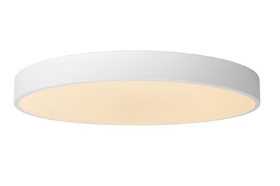 Lucide UNAR - Flush ceiling light - Ø 49,5 cm- LED 3 StepDim - 1x36W 2700K - White