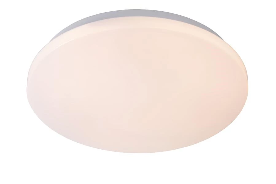 Lucide OTIS - Plafonnière - Ø 26 cm - LED - 1x14W 3000K - Opaal - aangezet 1