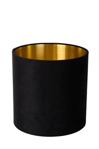 Lucide ESTERAD - Lamp shade - Black turned on