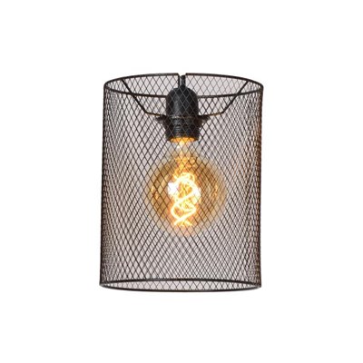 Lucide BASKETT - Lamp shade - Ø 18 cm - Black